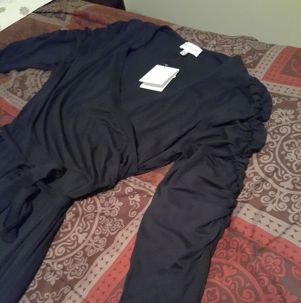 Black maxi dress